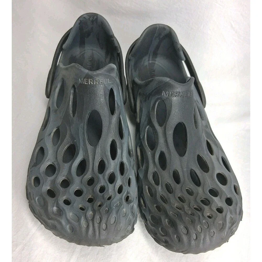 Merrell Shoes Hydro Moc Black  Lightweight Water Friendly Slip On Men 9 Wom 10.5